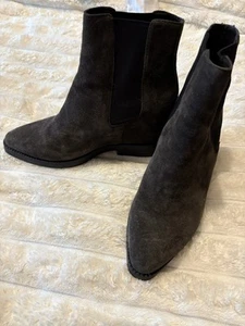 Bellissimi stivaletti scamosciati marrone cioccolato zeppa nascosta ASH taglia 36 (3) - Foto 1 di 6