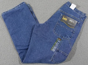 Lee Carpenter Jeans Men 32x30 Loose Fit Straight Leg At Waist Original Stone NWT - Picture 1 of 7