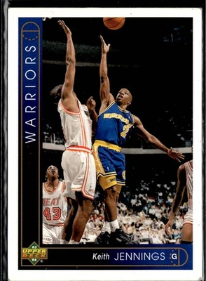 1993 Upper Deck Keith Jennings Golden State Warriors #82 - Image 1 of 2