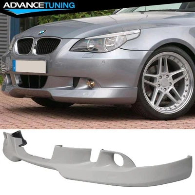 Fits 04-07 BMW E60 5-Series AC Style Front Bumper Lip Spoiler #300 Alpine White Foto 1 de 4