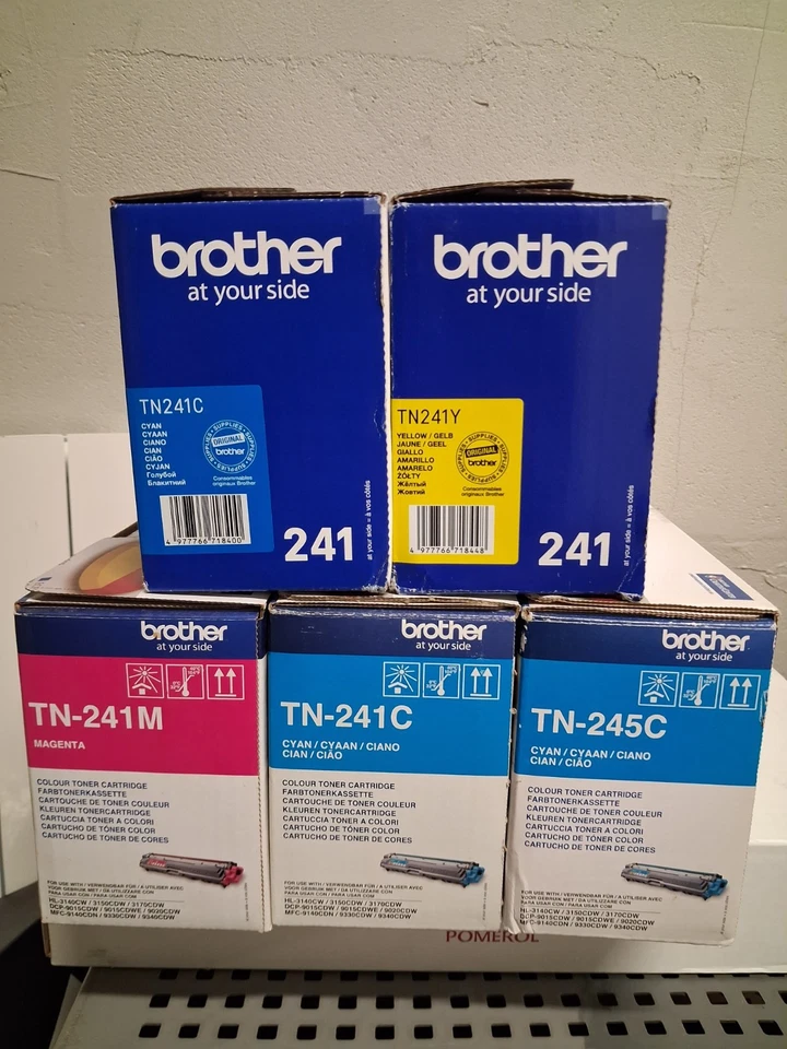 Cartouches de toner Brother tn 241 et tn 245 originales neuves. - Photo 1/1