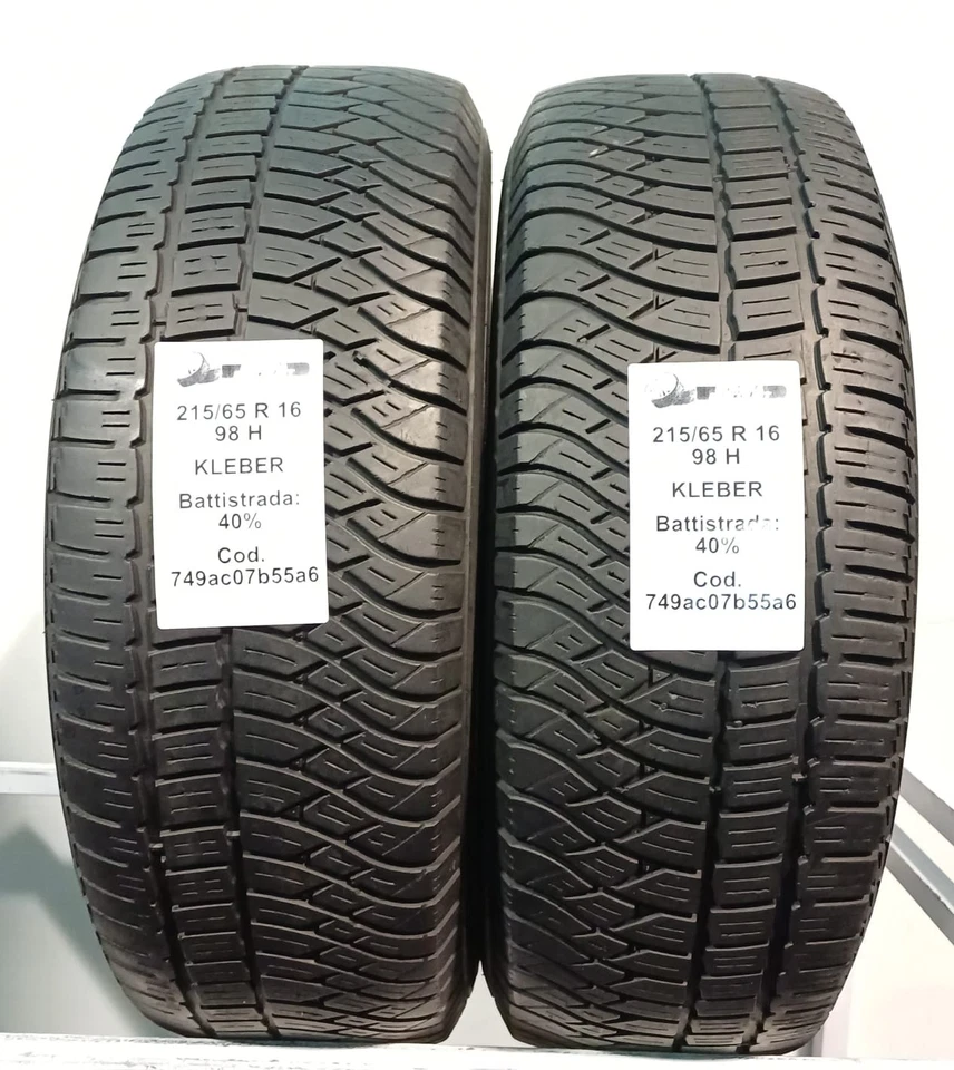 GEBRAUCHTE REIFEN STÜCK 2 KLEBER CITILANDER 215/65 R16 98H 4 STAGIONI - Bild 1 von 4