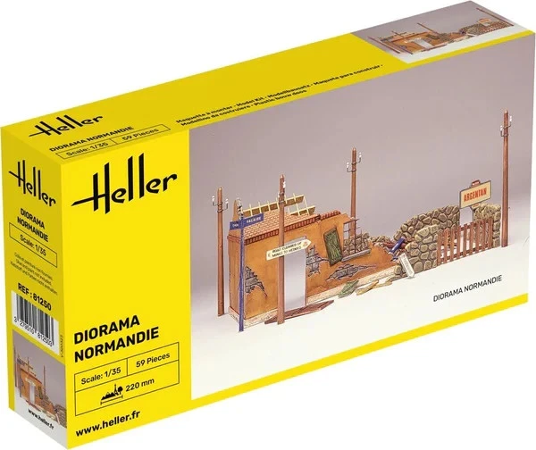 Heller 81250 1/35 - Diorama Ruines Normandie