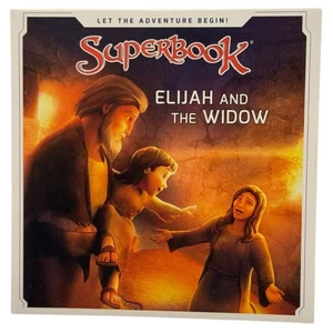 CBN Superbook Kids DVD Christian Broadcasting Elijah and the Widow Bible Story - Imagen 1 de 14