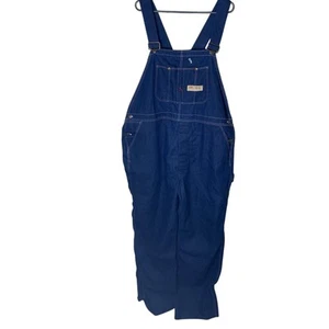 Mono vaquero vintage Big Mac hecho en EE. UU. 46X37 para hombre correa roja ropa de trabajo carpintero - Imagen 1 de 10