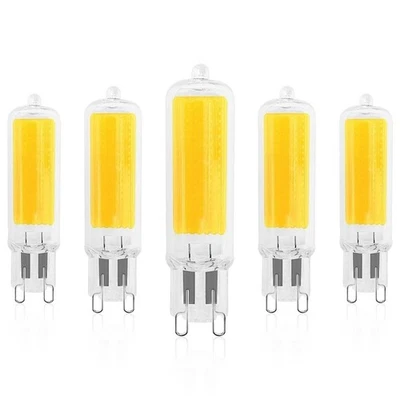 Luxrite G9 LED Bulb Dimmable 50 Watt Equivalent 2700K 450LM ETL Listed (5 Pack) - Image 1 of 4