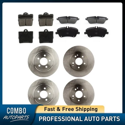 Front Rear Disc Brake Rotors and Brake Pads Kit for 2003 Mercedes-Benz C230 - Image 1 of 4