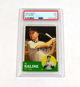 1963 Topps Al Kaline #25 Tigers PSA 5 - Imagen 1 de 6