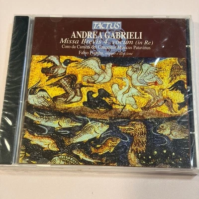 Andrea Gabrieli - Missa Brevis 4 Vocum CD 2006 World Premiere Tactus Foto 1 de 3