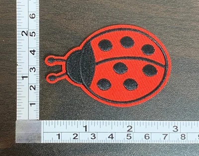 Ladybug Embroidered Iron On Patch - Image 1 of 2