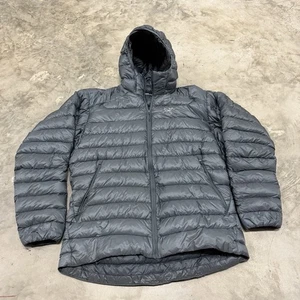 Arc'teryx Lightweight Jacket Men Large Gray Cerium LT Hooded Goose Down Puffer - Picture 1 of 7