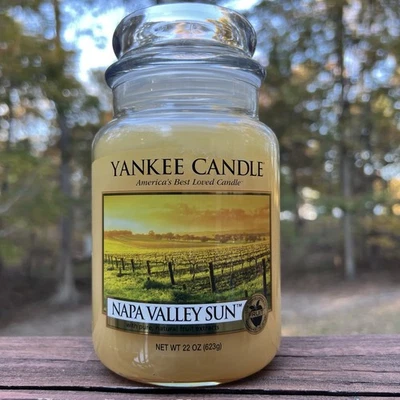 Yankee Candle Housewarmer Fruit Fragrance Co. Scented "Napa Valley Sun"|Sz:22 oz - Image 1 of 4