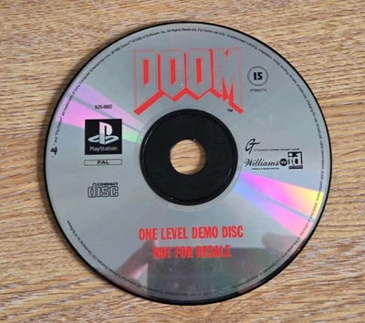PS1 - Doom Demo Disc  PAL Game - Sony Playstation 1  (PSOne) - Image 1 of 2