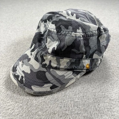 Carhartt Blue Gray Camo Women’s Cadet Military Hat One Size Cotton OSFA - Image 1 of 4