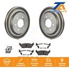 Coated Disc Brake Rotors And Semi-Metallic Pads Rear Kit For Ford F-150