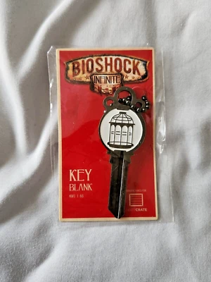 Caja de botín exclusivo juego Bioshock Infinite Birdcage llave en blanco - Nuevo Foto 1 de 2