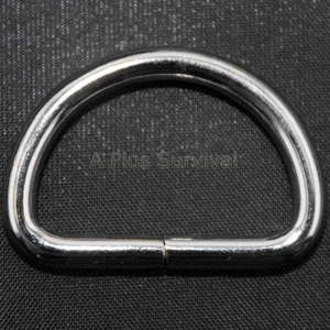 Lot of 10 Metal Welded 1" D-Ring Paracord Bracelets Dog Pet Collars Leashes - Picture 1 of 1