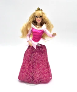 Disney Vintage Prinzessin Aurora Puppe (Dornröschen) Disney rosa im rosa Wirbelkleid - Bild 1 von 15