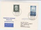 viermachte konferenz berlin 1954 air mail   stamps card  r19694