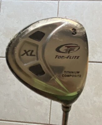 Top Flite XL compuesto de titanio 3 madera eje de acero con cubierta de cabeza - derecha Foto 1 de 4