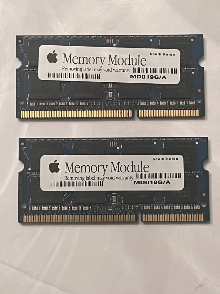 2x 4GB Apple Mac 2012 8GB DDR3 1600MHz PC3-10600S RAM HMT351S6BFR8C-H9  MD019G/A - Image 1 of 4