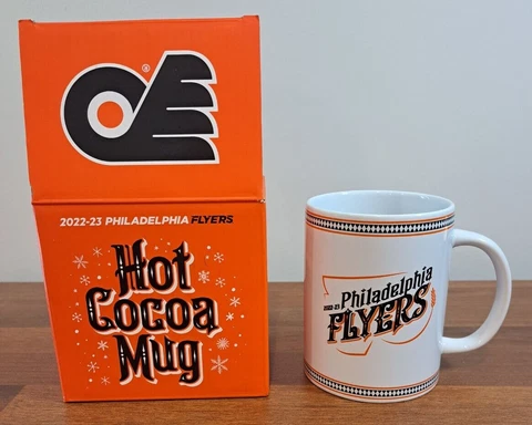 Philadelphia Flyers 2022-23 Hot Cocoa Coffee Mug New in Box - Fast Shipping! Cover
