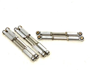 6pcs Aluminum Steering & Suspension Link Set for Arrma vorteks 3s BLX Silver - Picture 1 of 3