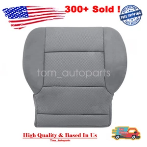 Driver Bottom Cloth Seat Cover Dark Ash Gray For 15-19 Chevy Silverado 1500 2500 - Picture 1 of 9