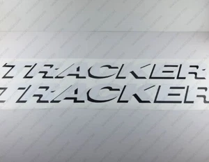 BASS TRACKER BOAT LETTERING DECALS 2 40" LONG - Picture 1 of 6
