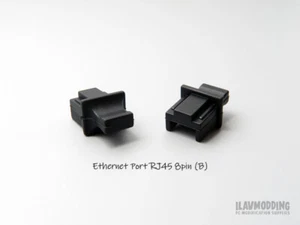 Puerto Ethernet RJ45 8 pines - Tapa de enchufe de cubierta antipolvo (B) al por mayor [100 piezas] - Imagen 1 de 4