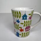 Room Creative Bird Houses 2012 Signature Green Leaf Coffee Mug Cup EUC