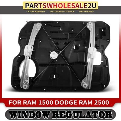 Window Regulator Front Left for Dodge Ram 1500 2500 2009-2012 w/ Panel w/o Motor - Image 1 of 4