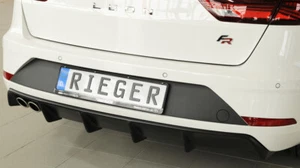 Rieger CUP Diffusor für Seat Leon FR ST Kombi 5F FL Heck Ansatz Splitter DER Li - Bild 1 von 6