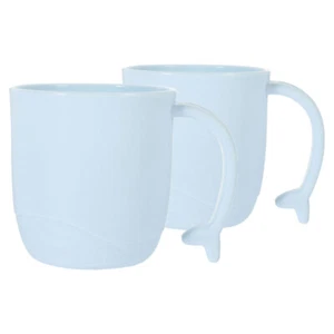 2 Pcs Children's Mouthwash Cup Tooth Rinsing Cups Multi-purpose Plastic Travel - Picture 1 of 12