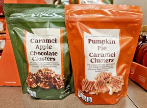 Choceur Caramel Apple Chocolate & Pumpkin Pie Caramel Clusters 6oz 170g (2 Bags) - Picture 1 of 2