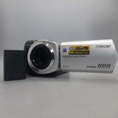 Sony Handycam DCR-SR35E Handheld High Definition Camcorder Silver Tested - Image 1 of 4