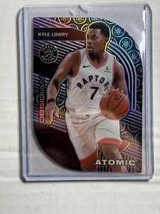 KYLE LOWRY 2019-20 OBSIDIAN PURPLE ELECTRIC ETCH ATOMIC DIE CUT /50 SP Raptors - Picture 1 of 3