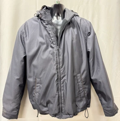 Chaps Full Zipp Insulated Fleece Lined Hooded Jacket Size XL - Navy Blue - Image 1 of 4