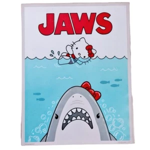 Exclusive Universal Studios Hello Kitty Jaws Poster Art Print 14” X 11” - Picture 1 of 1