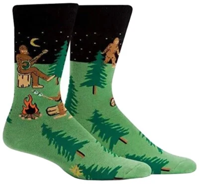Calcetines Sasquatch Big Foot Crew para hombre talla 8,5 - 14,5 nuevos Foto 1 de 2