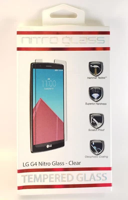 ZNITRO Tempered Glass Nitro Glass Screen Protector for LG G4 - Clear - Image 1 of 3
