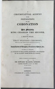 [Charles II]  Edward Walker  Coronation of Charles the Second   T. Baker  1820  - Picture 1 of 12