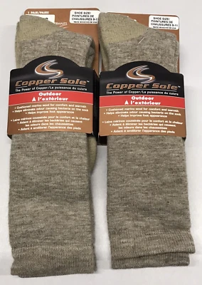 SUELA DE COBRE Damas Térmica Exterior Cojín Suela Calcetines Talla 9-11 Foto 1 de 4