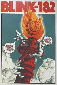 BLINK 182 CONCERT  POSTER QUALITY PHOTO PAPER/CANVAS R536 - Picture 1 of 7