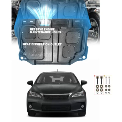 Para-lamas dianteiros do motor para Lexus CT200h 2012-2016 sob protetores contra respingos do motor - Imagem 1 de 4