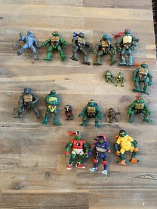 2002-2006 TMNT Teenage Mutant Ninja Turtles Figures Playmates Lot - Picture 1 of 16