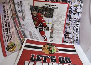 Chicago Blackhawks Stanley Cup 2010 LOT Including Jonathan Toews 8x10 Promo - Picture 1 of 23