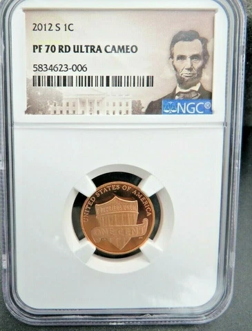2012 S 1C SPECIAL PORTRAIT LABEL NGC PF 70 RD  ULTRA CAMEO LOW MINTAGE LOW POP Cover