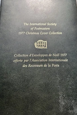 The International Society of Postmasters 1977 Christmas Cover Stamp Collection - Image 1 of 4