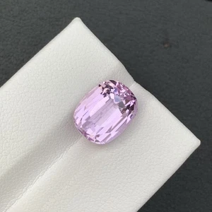 7.42 CT Natural Pink Kunzite Cushion Shape Loose Gemstone From Afghanistan - Picture 1 of 11